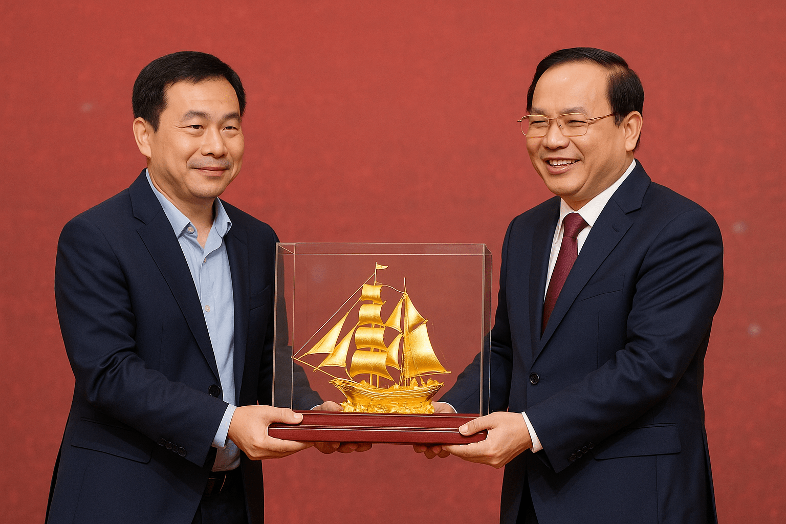 Tác dụng phong thuỷ của thuyền buồm dát vàng