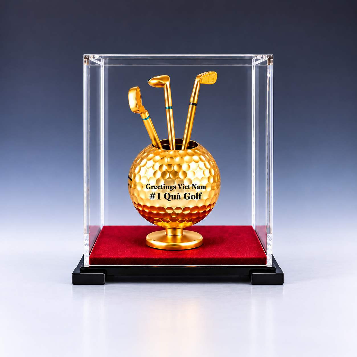 Quà tặng golf mạ vàng 07