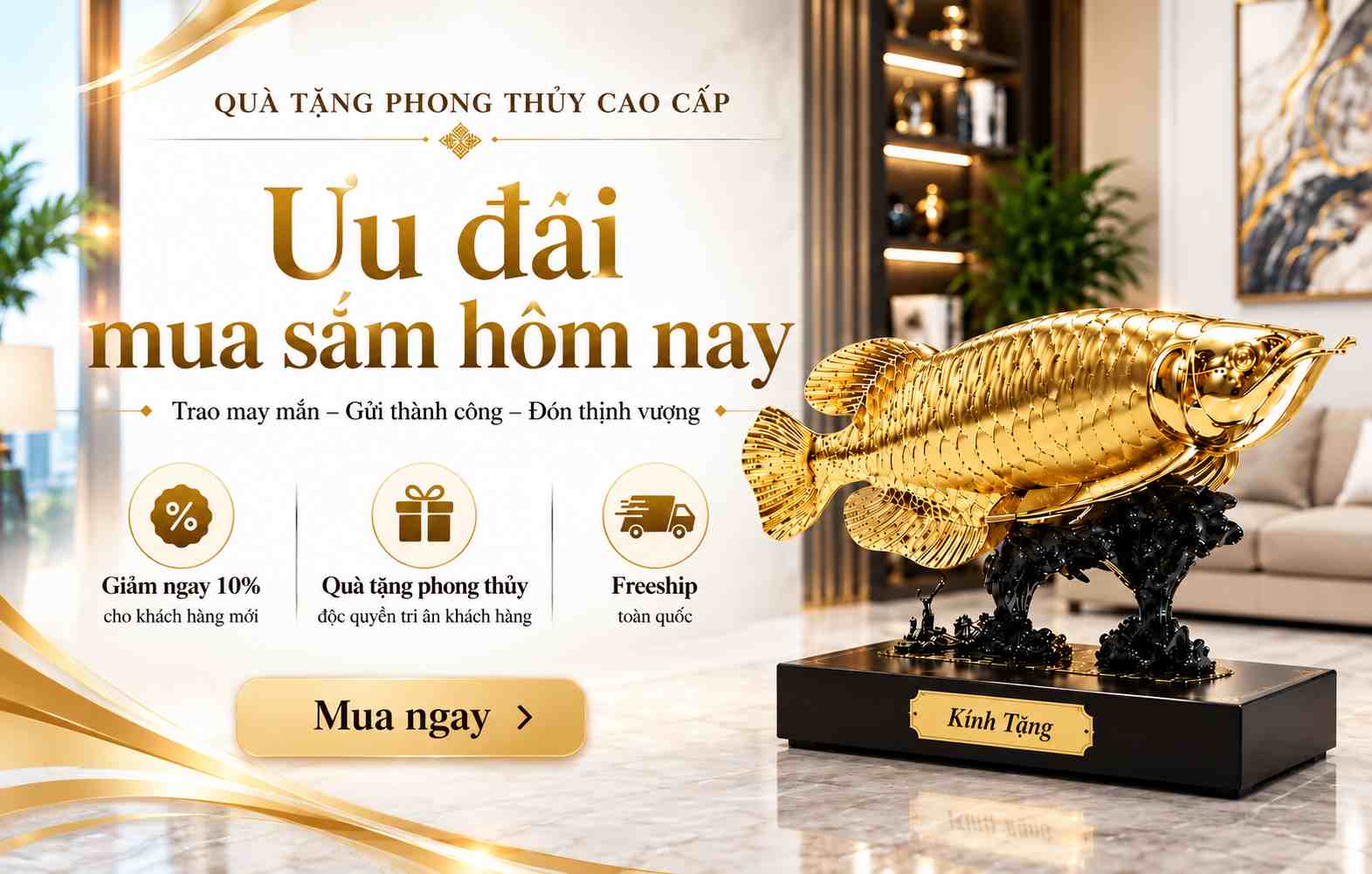 Quà tặng mạ vàng