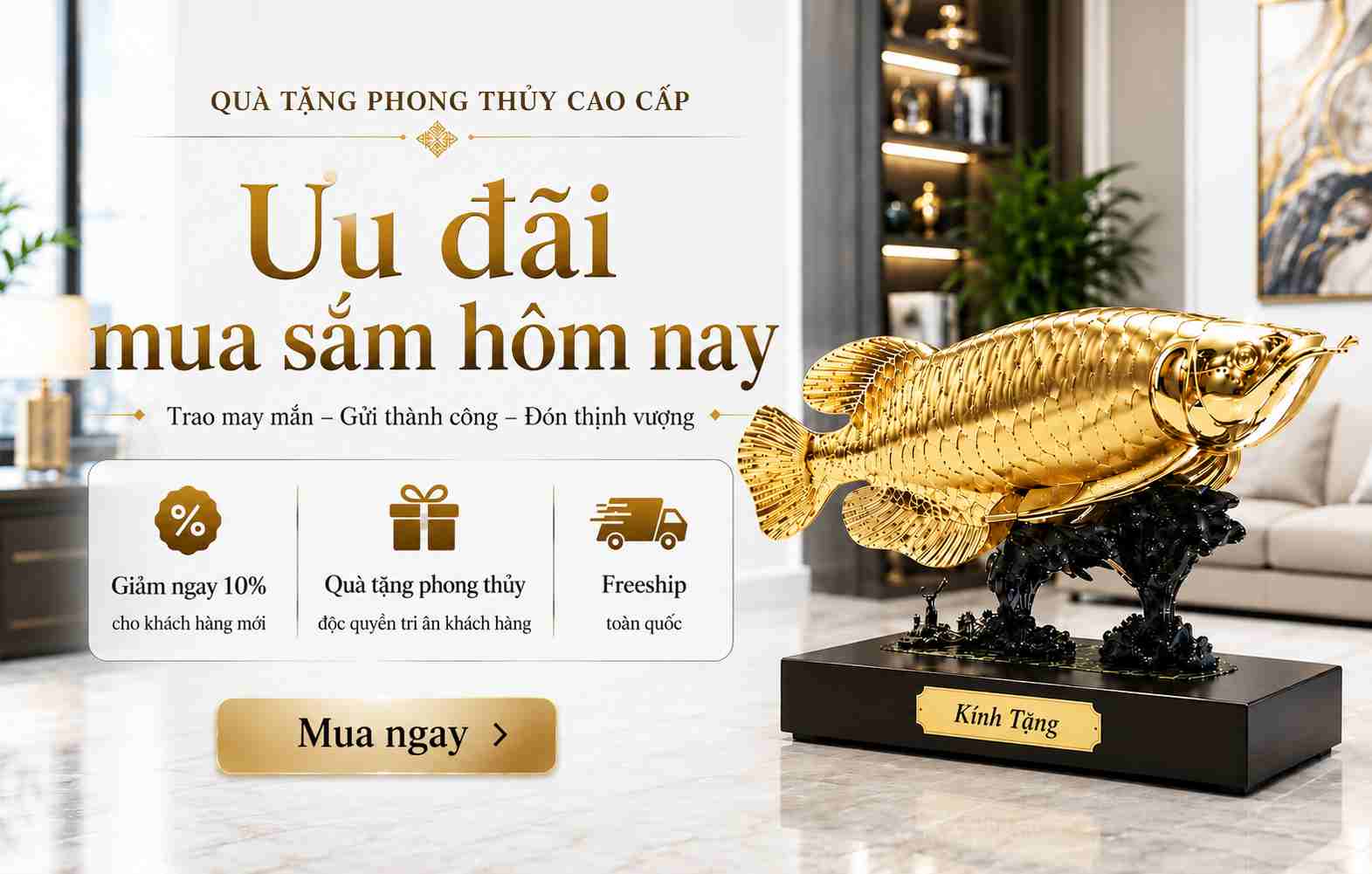 Quà tặng mạ vàng