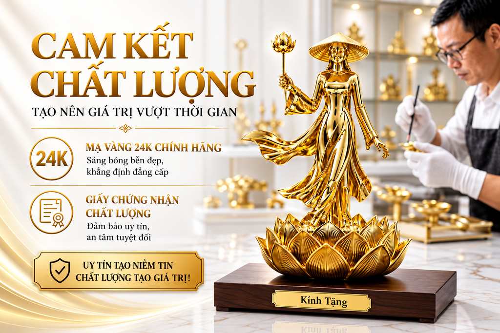 Quà tặng mạ vàng