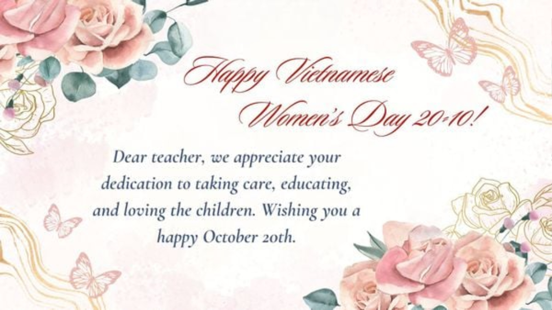 Lời chúc 20/10 sếp nữ bằng tiếng anh