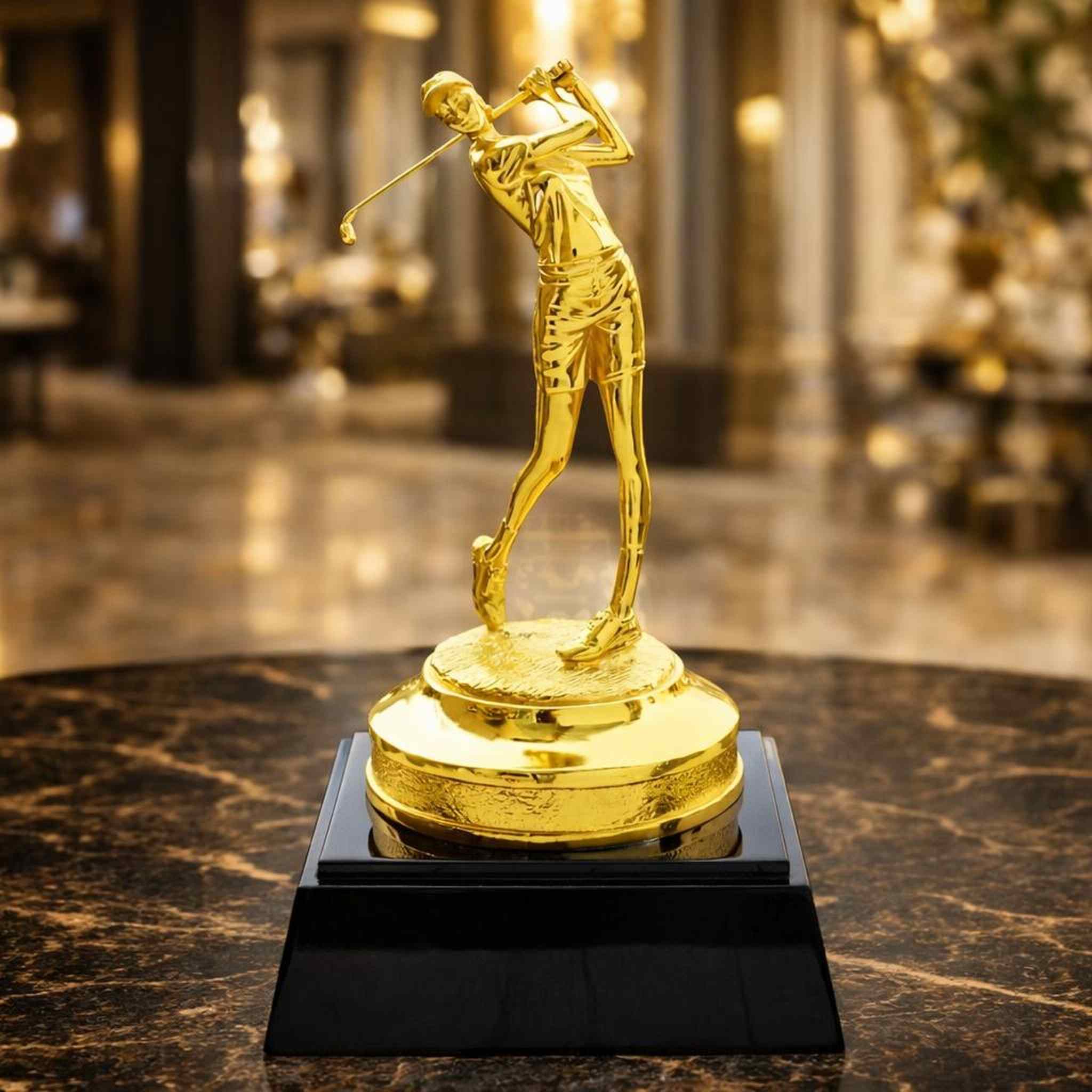 Quà tặng golf nữ mạ vàng 11