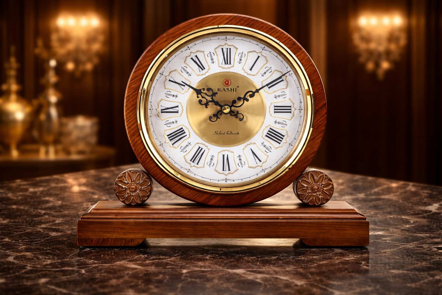 Đồng hồ để bàn cao cấp quà tặng sếp nam thăng chức