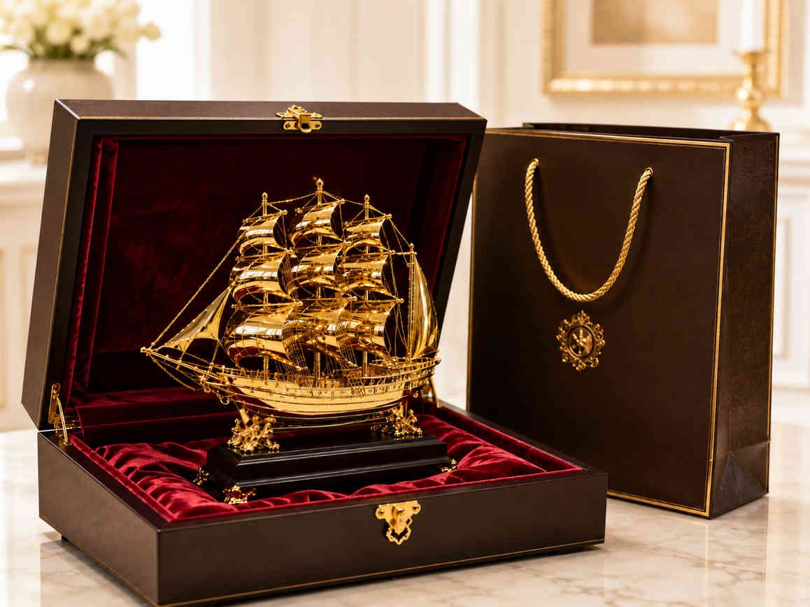 Mô hình thuyền buồm thuận buồm xuôi gió