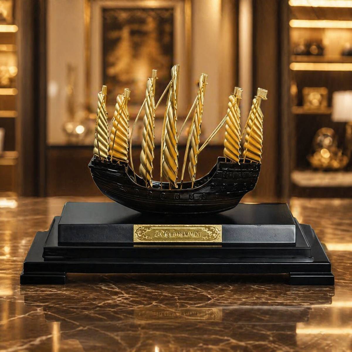 5 tiêu chí chọn mô hình thuyền buồm mạ vàng làm quà tặng sang trọng, ý nghĩa