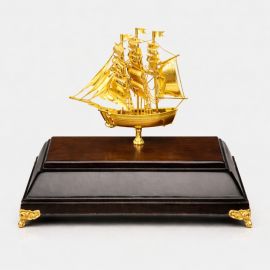 Thuyền phong thuỷ mạ vàng MS 14