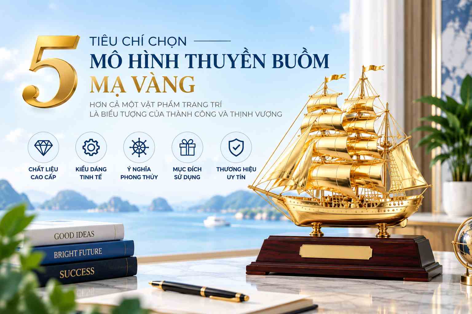 5 tiêu chí chọn mô hình thuyền buồm mạ vàng cao cấp. 5 tiêu chí chọn mô hình thuyền buồm mạ vàng cao cấp.