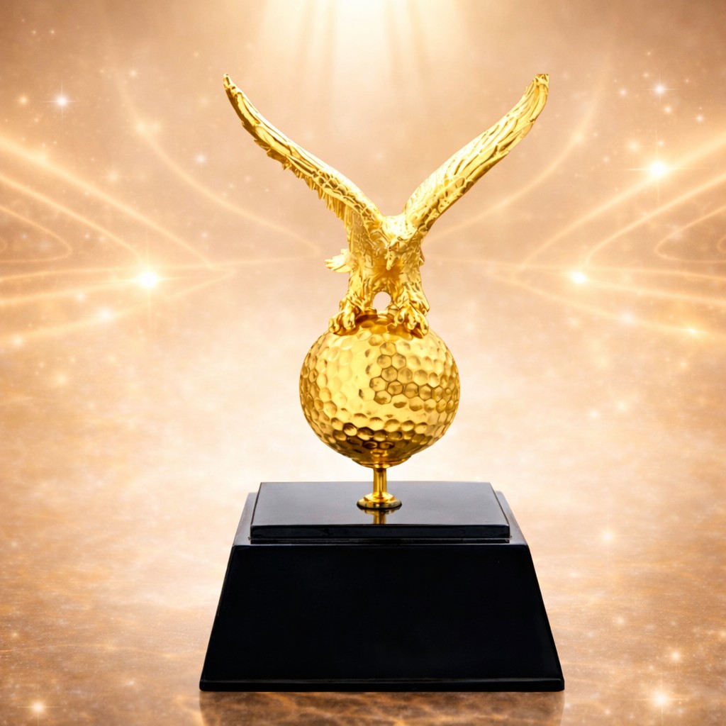 Quà tặng golf đại bàng mạ vàng 07