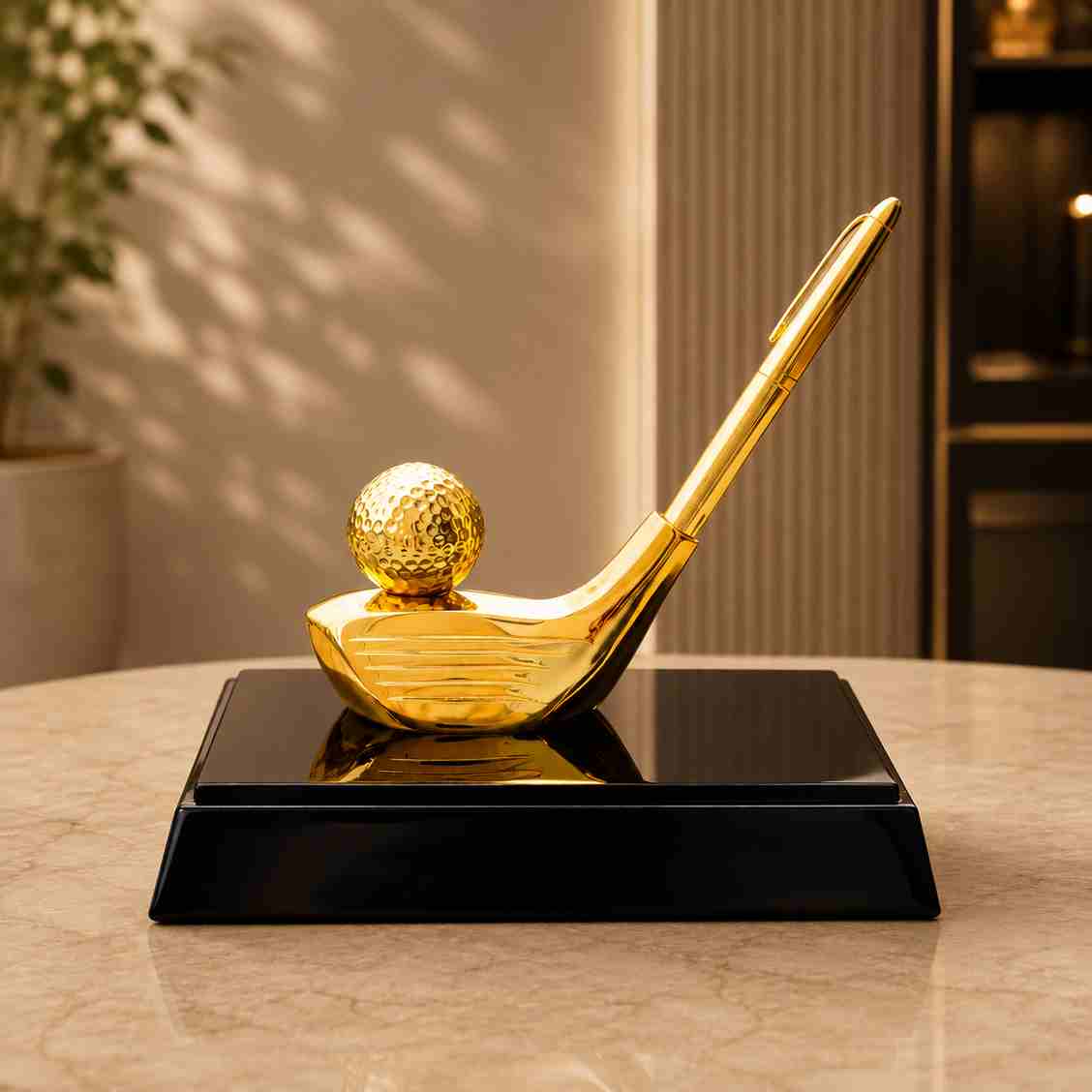 Quà tặng golf mạ vàng 08