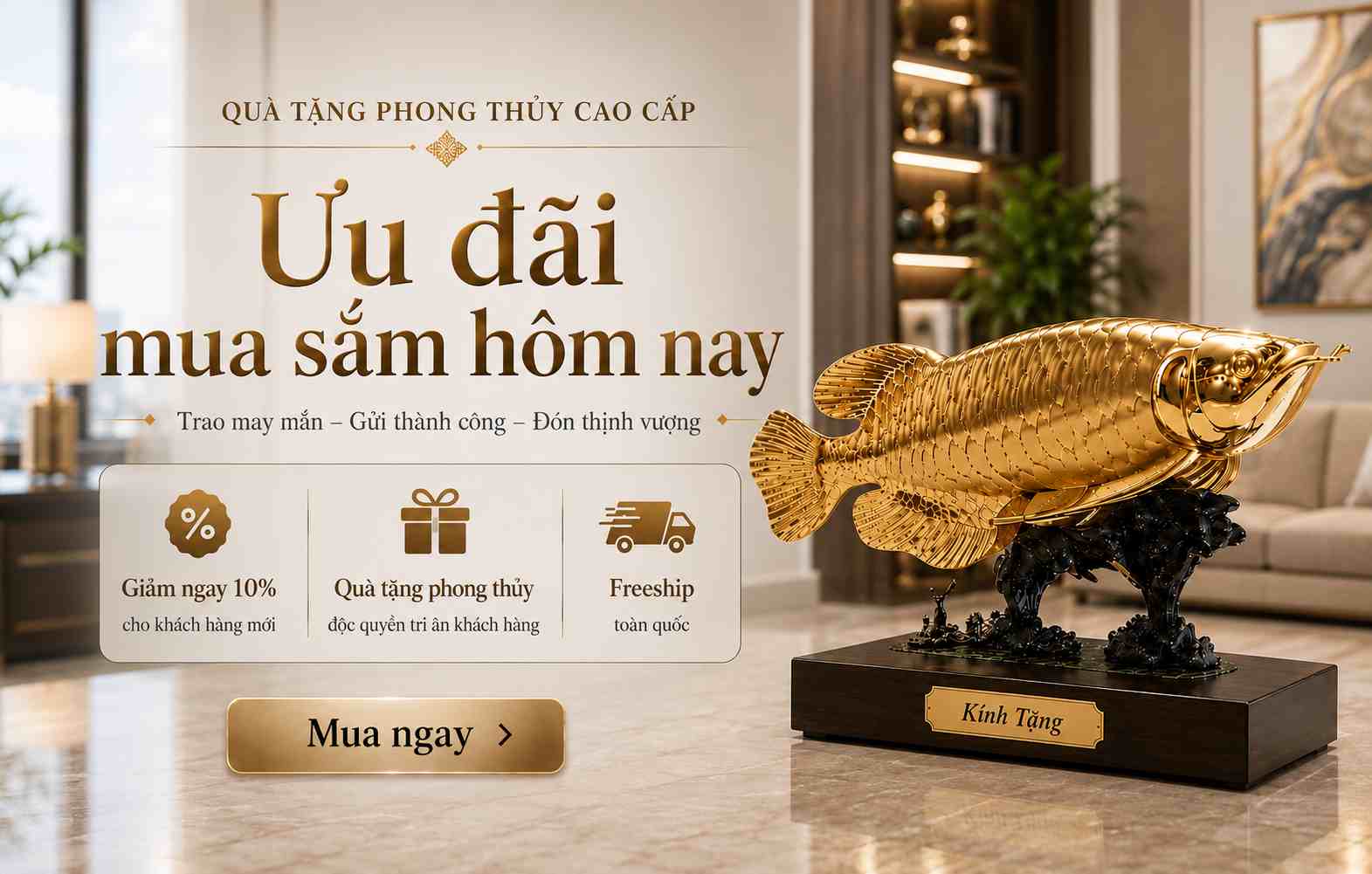 Quà tặng mạ vàng
