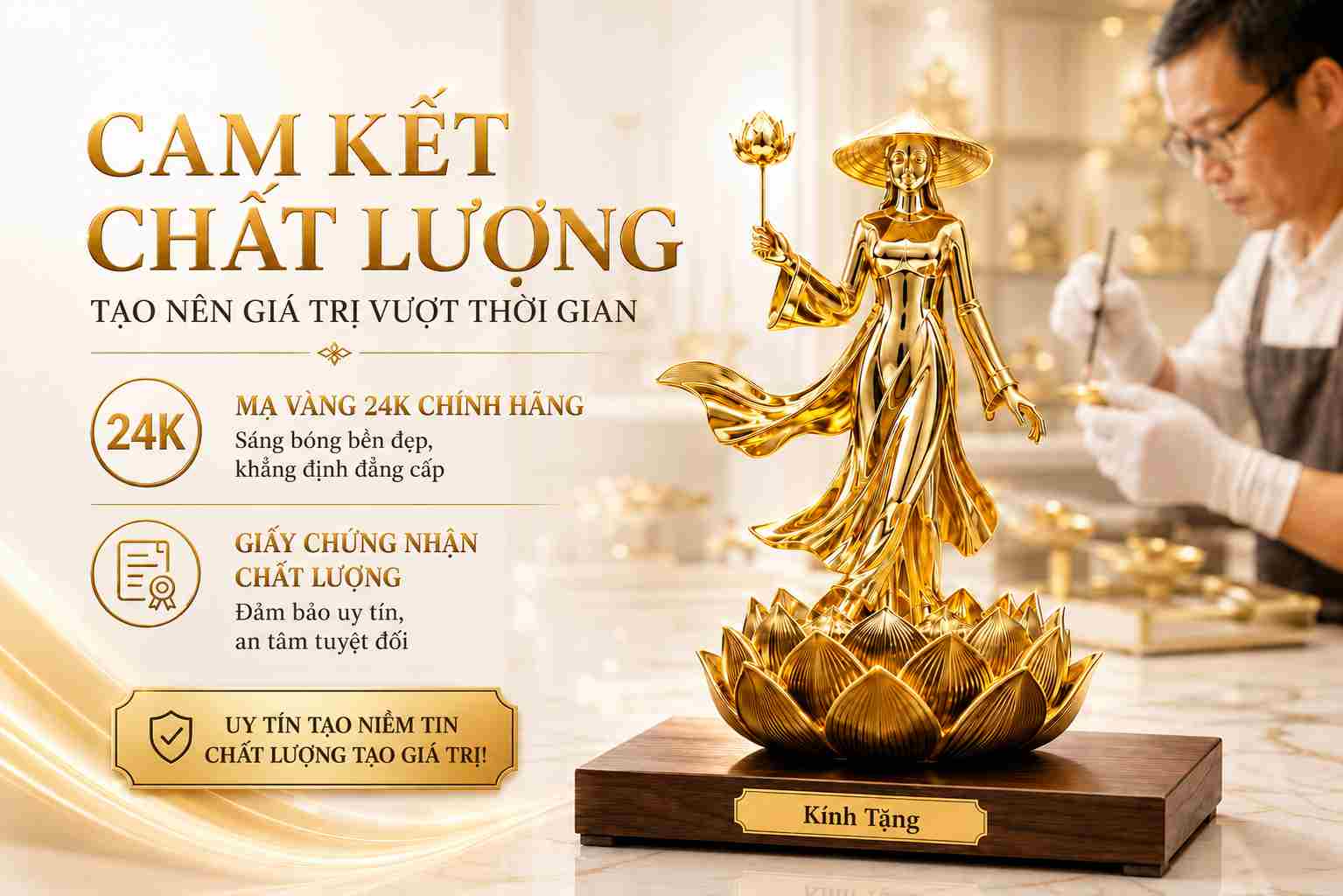 Quà tặng mạ vàng