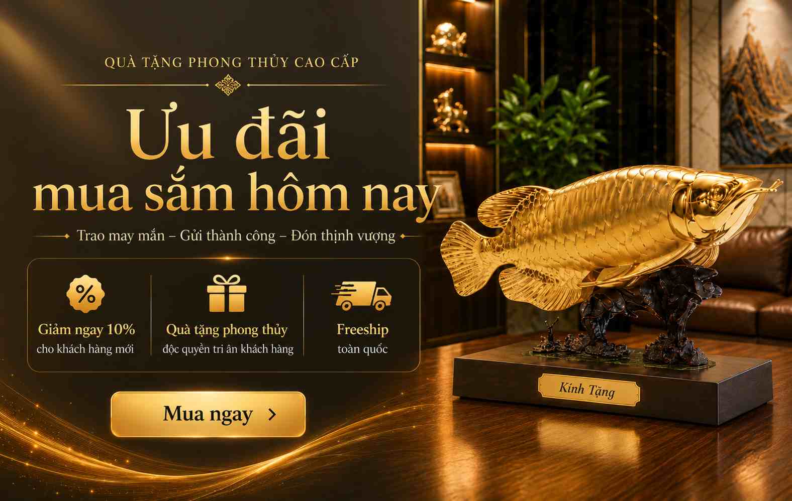 Quà tặng mạ vàng