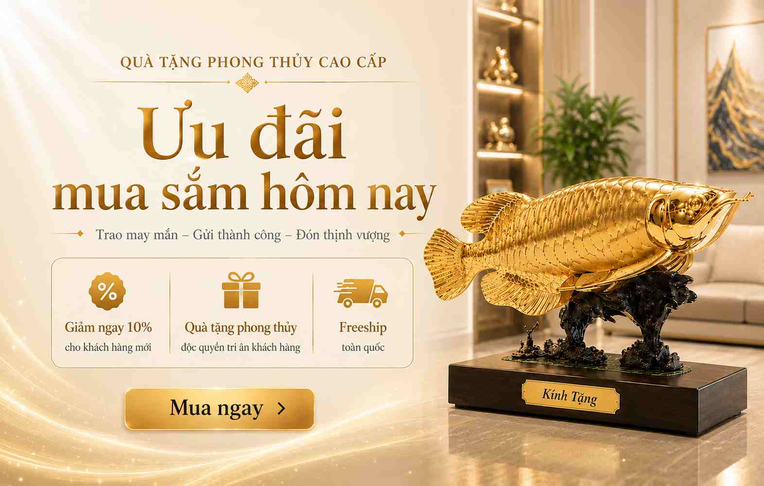 Quà tặng mạ vàng
