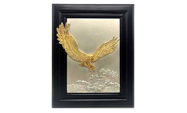 Hình ảnh tranh đại bàng mạ vàng