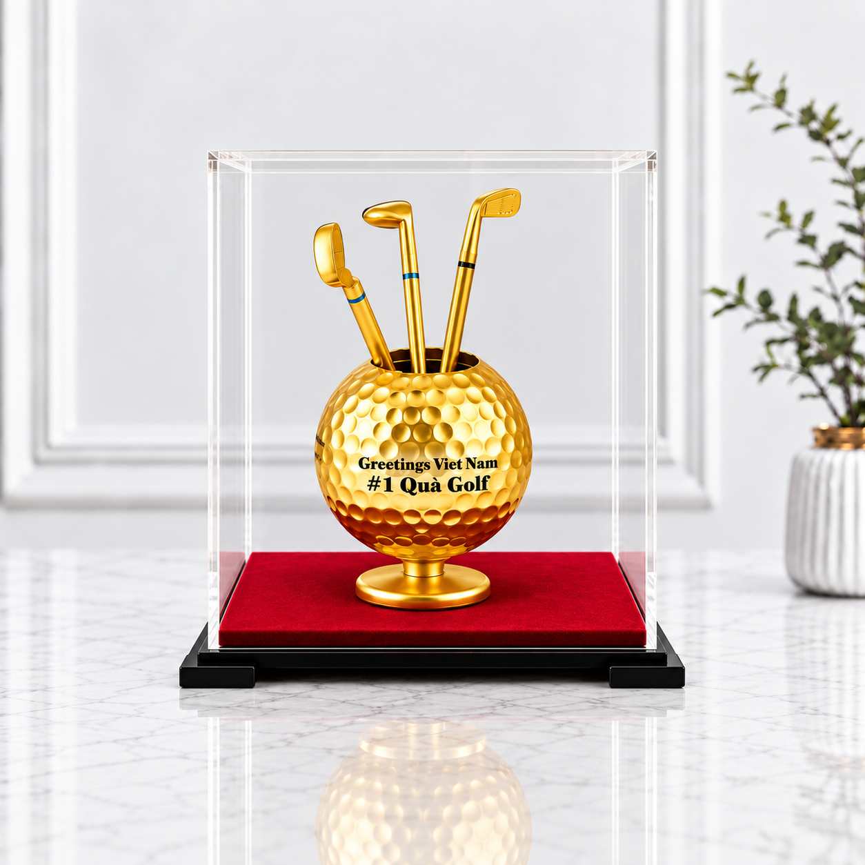 Quà tặng golf mạ vàng 07
