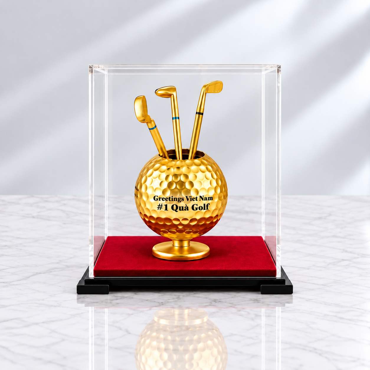 Quà tặng golf mạ vàng 07