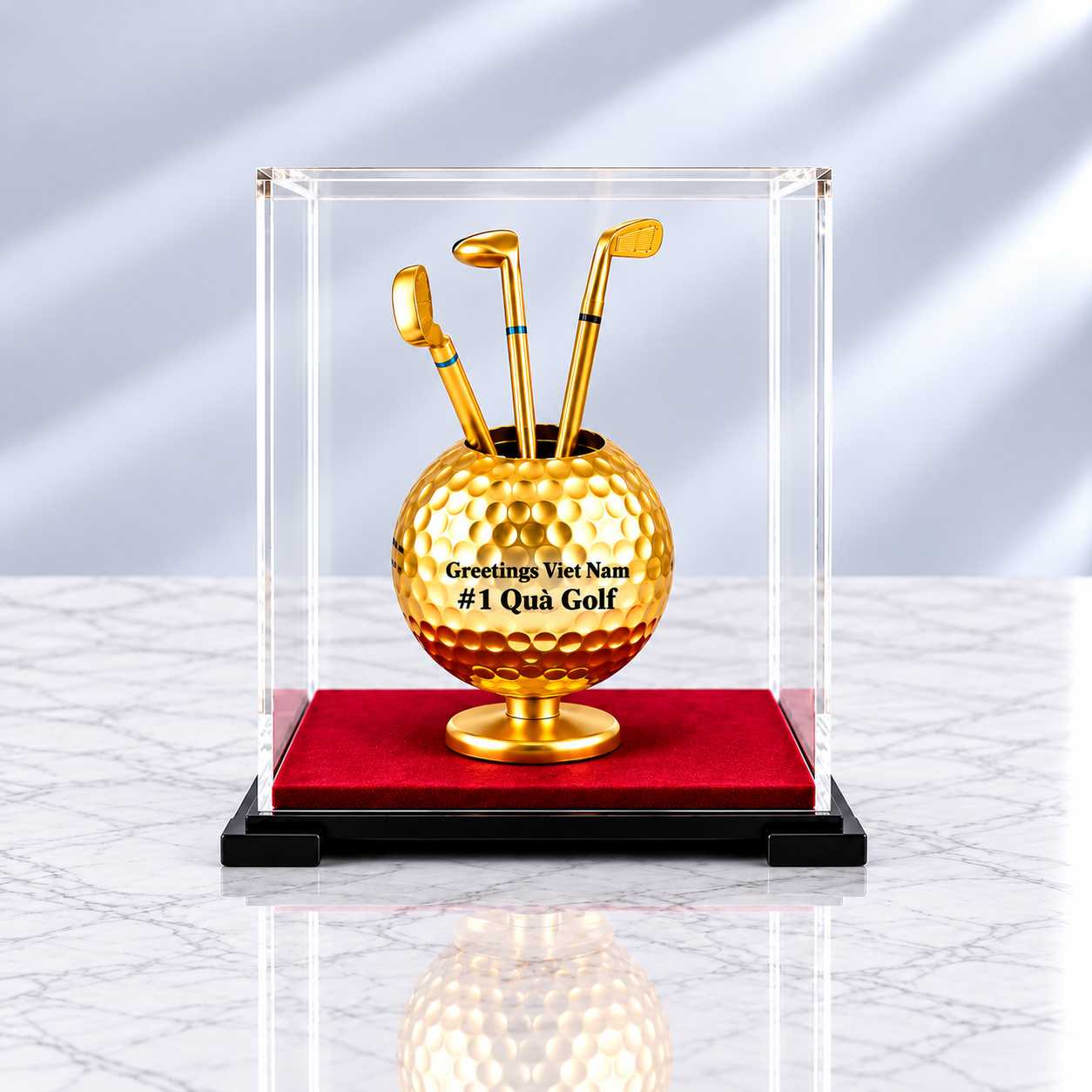 Quà tặng golf mạ vàng 07