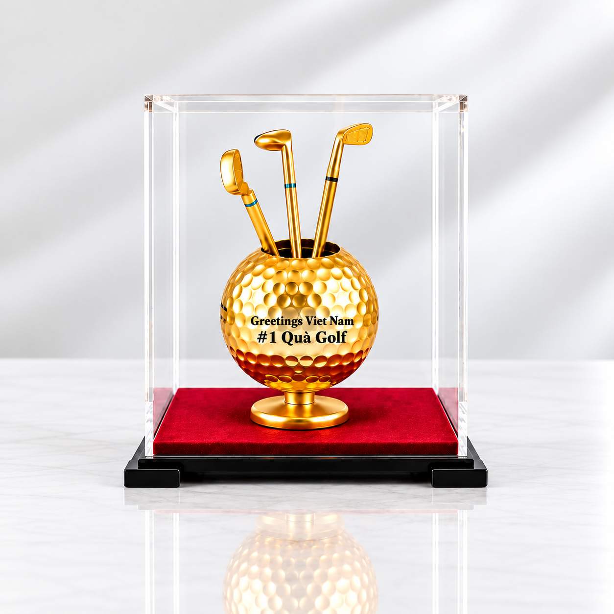 Quà tặng golf mạ vàng 07
