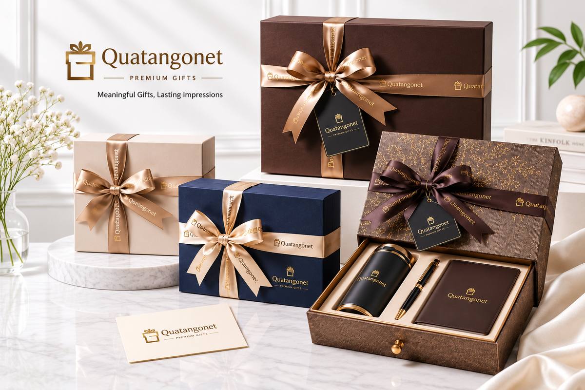 Bộ quà tặng doanh nghiệp cao cấp Quatangonet sang trọng.
