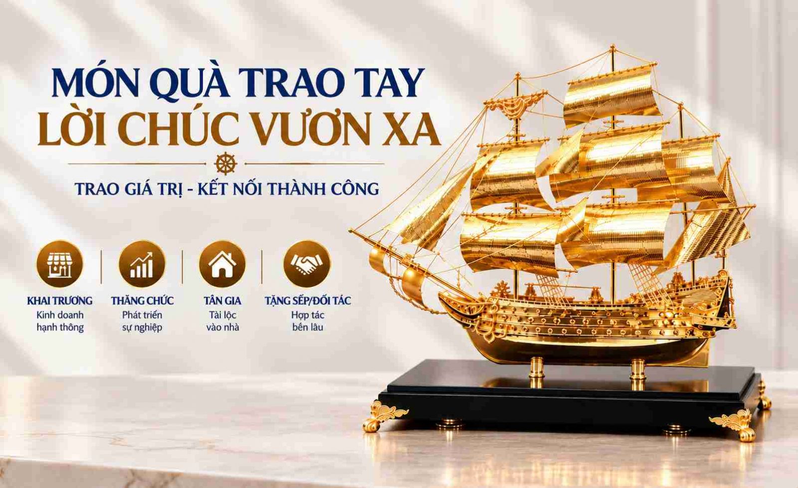 Mô hình thuyền buồm quà tặng các dịp đăc biệt