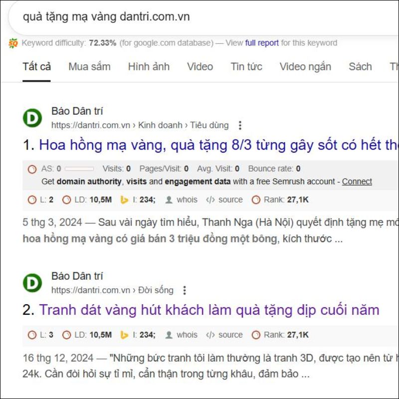 kết quả tìm kiếm quà tặng mạ vàng