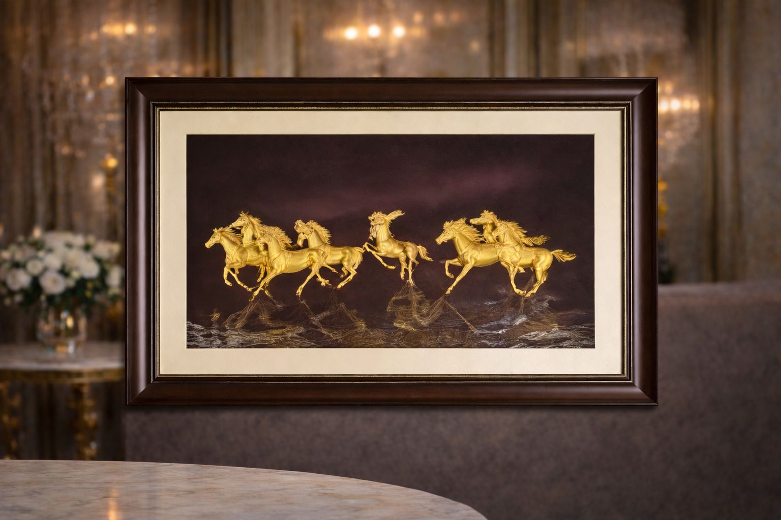 Tranh mã đáo thành công quà tặng sếp nam thăng chức