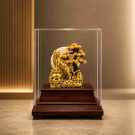 Tượng hổ mạ vàng quà tặng sếp