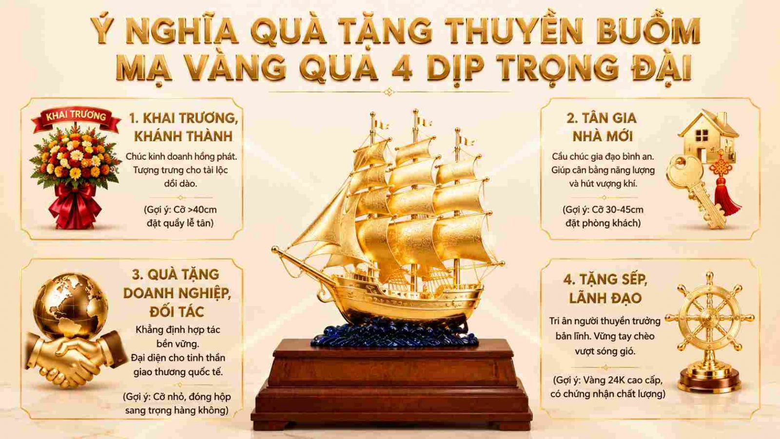ý nghĩa mô hình thuyền buồm mạ vàng ý nghĩa mô hình thuyền buồm mạ vàng